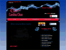 Tablet Screenshot of carolinacleanpressurewashing.com